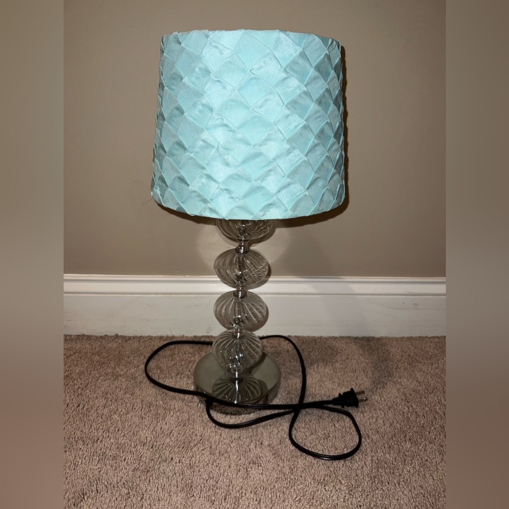Light Blue Lamp